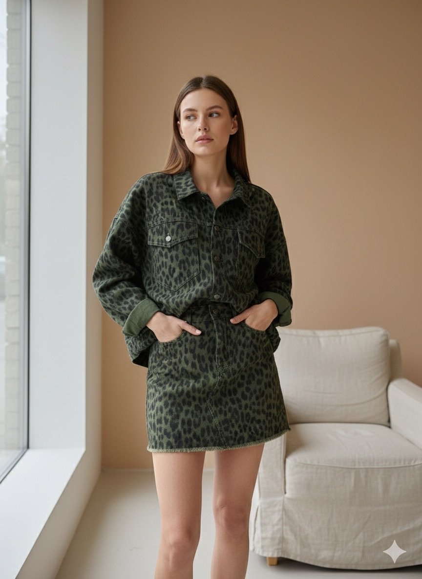 Laura Leopar Desenli Ceket - Görsel 2