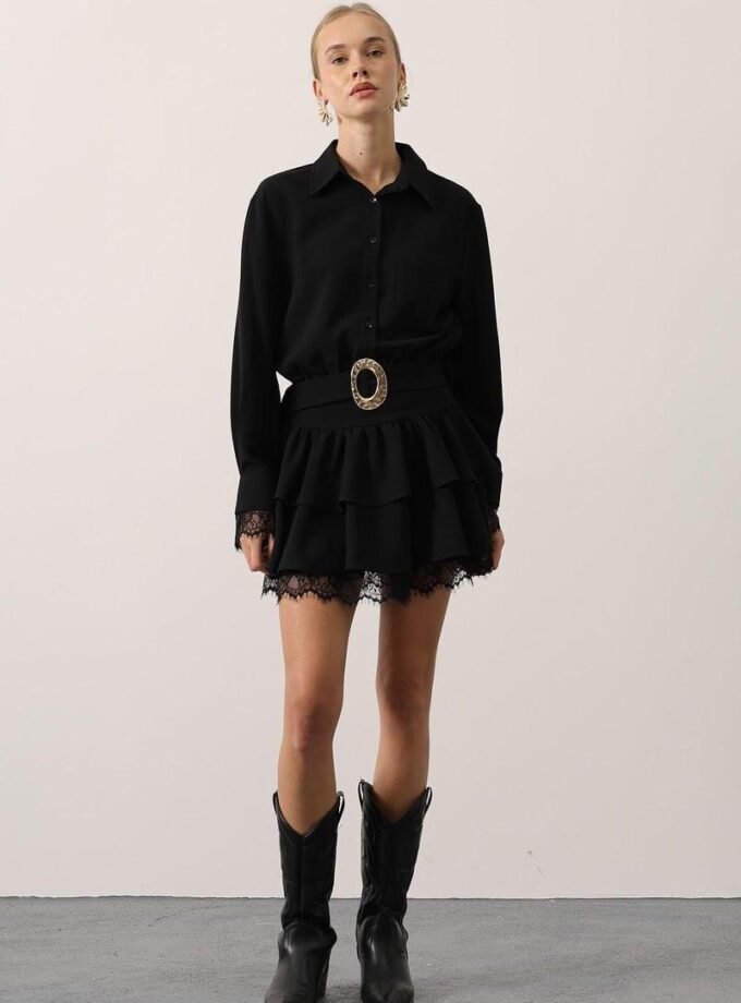 Stella Dantel Detaylı Kadın Elbise