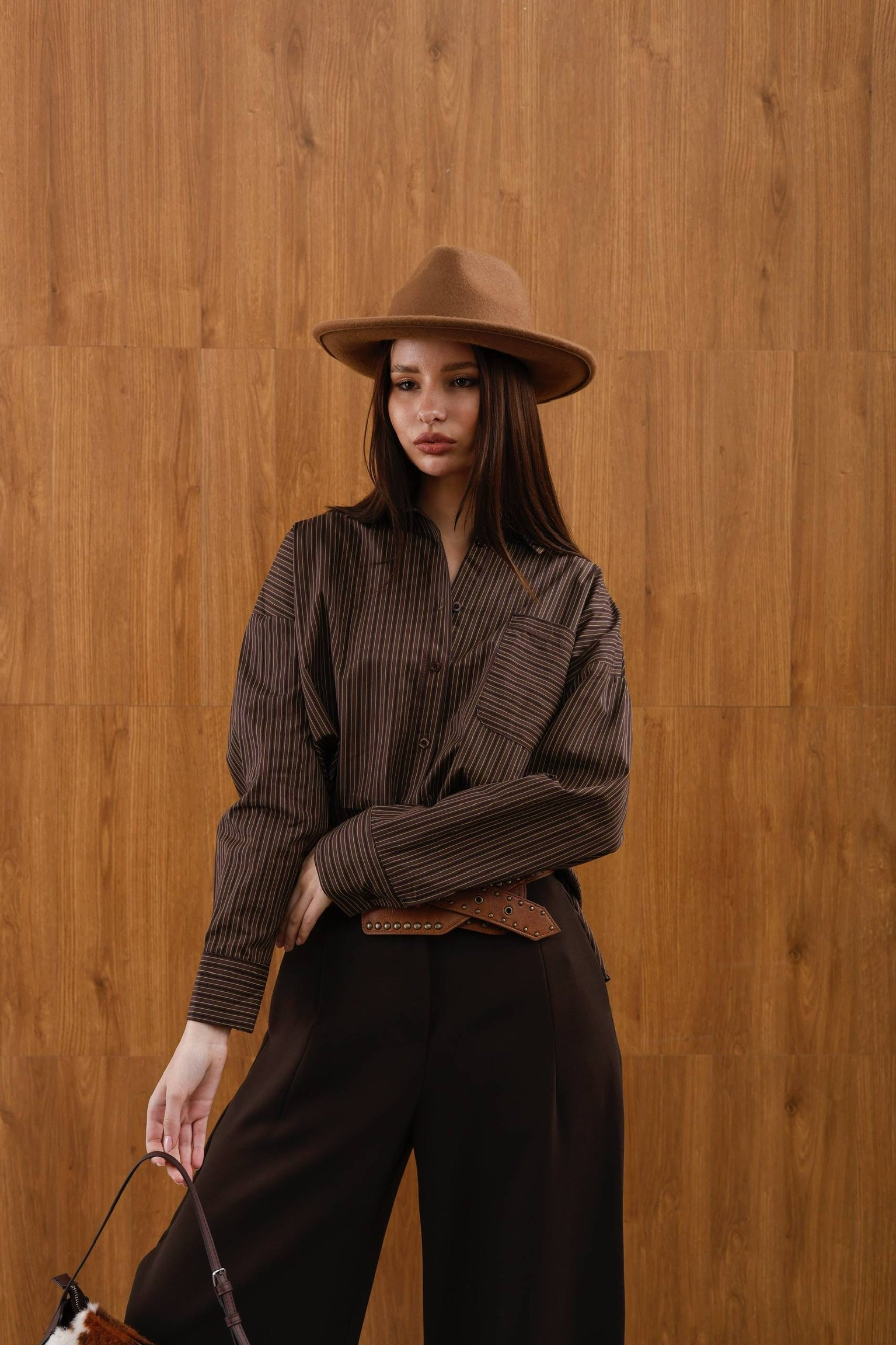 Lidya Çizgili Gömlek - Görsel 3